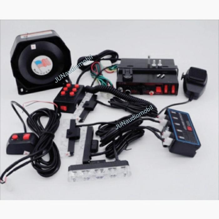 Sirene Patwal Toa Sirene Toa polisi Ambulans Complit Mobil Motor