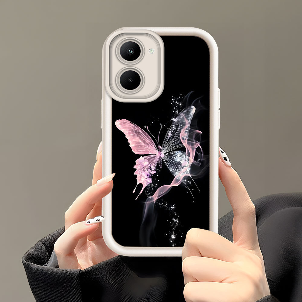 Casing Hp Untuk Realme C33 Phone Case Softcase Soft Imut Kesing Kupu Cassing DXH30 6164 TY