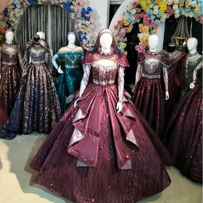 New Best Quality 100% Original Ball Gown Gradasi Navy Luxury Premium