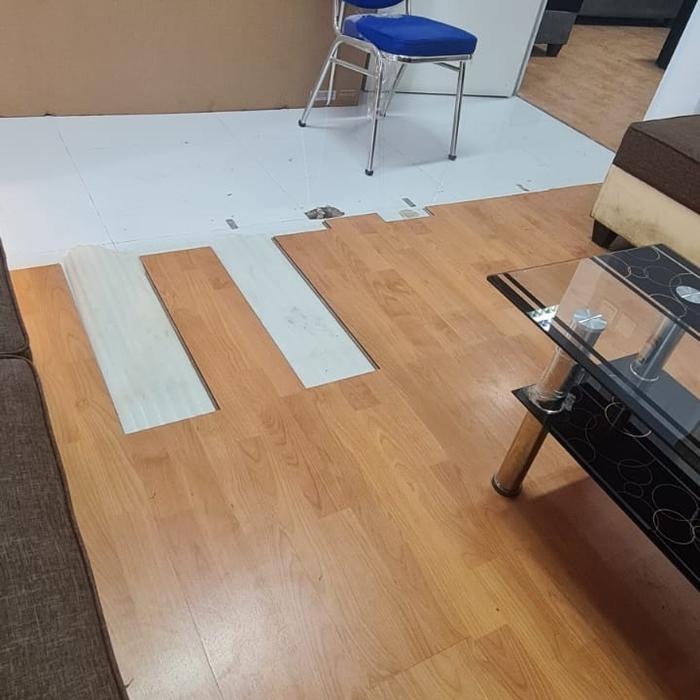 Lantai Parket kayu HDF, Laminated flooring, Parquet, Parkit Custom