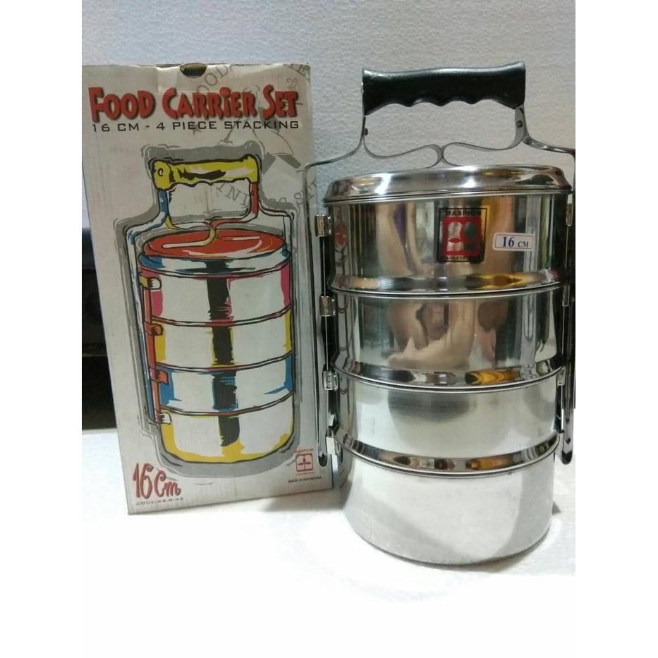 Maspion Rantang Stainless Susun 4 / Rantang 16Cm