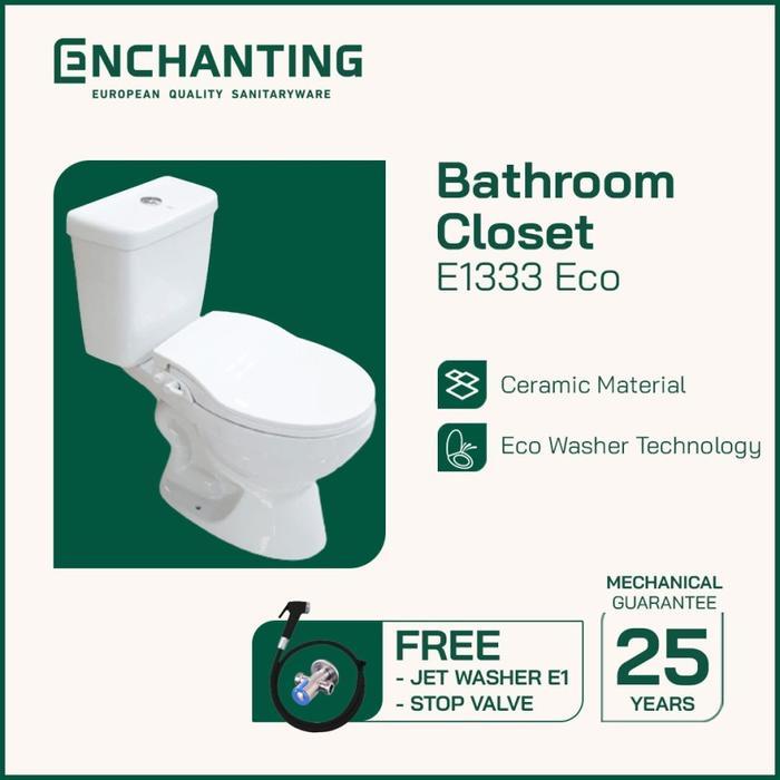 Toilet / Kloset Duduk Europe Enchanting E1333Eco - E1333ECO