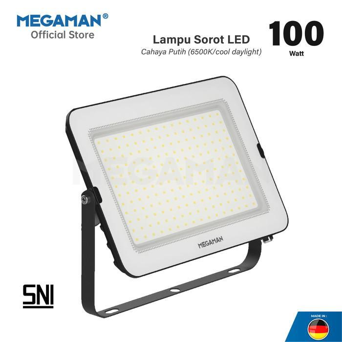 MEGAMAN Lampu SOROT 100 Watt FloodLight Megaman ZDL3014 6500K Putih