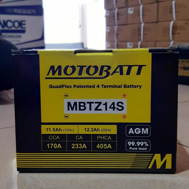 Aki Motor Kawasaki Er-6N Er6N, Z800, Ninja 650, Mbtz14S Motobatt