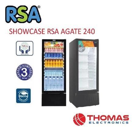 RSA Showcase Agate 240 Agate-240 - 222liter SHOWCASE RSA GARANSI RESMI