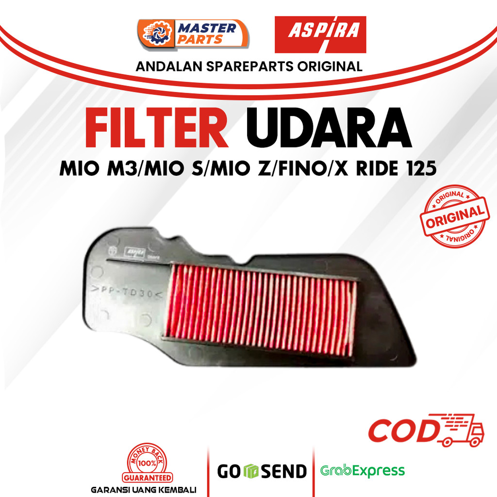 ASPIRA Filter Udara Yamaha Mio M3 Fino 125 (MI3)– 100% Original