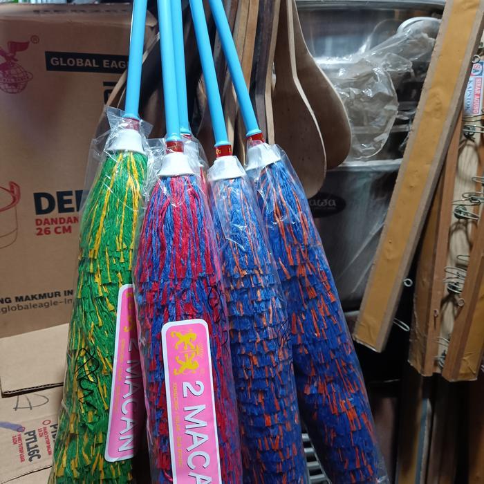 kemoceng 2 macan kemoceng kain sapu debu bulu ayam kain