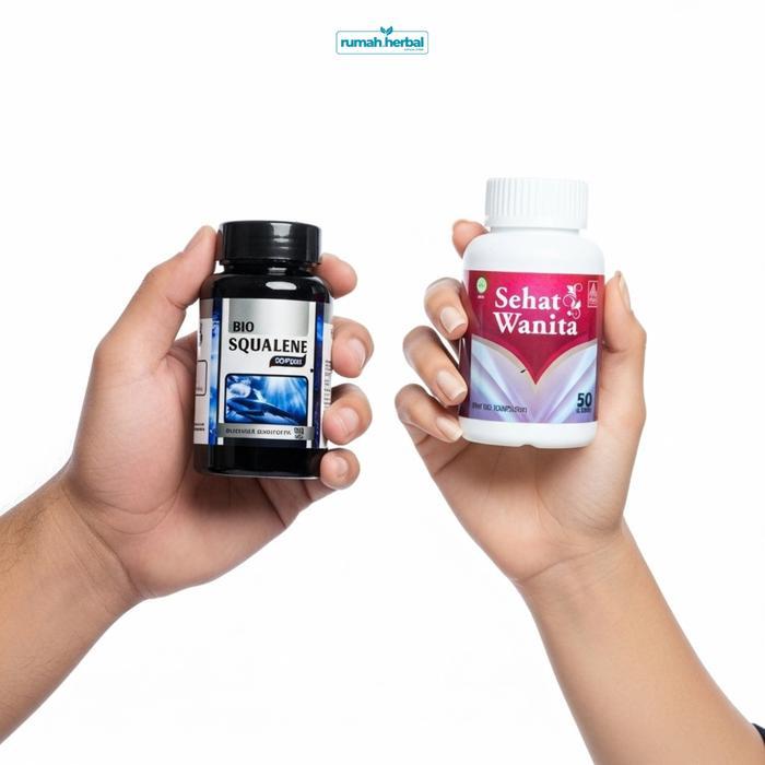 BIGSALE PAKET PROMIL SEHAT BIO SQUALENE DAN SEHAT WANITA UNTUK MEMBANTU MEMELIHARA DAN MENINGKATKAN