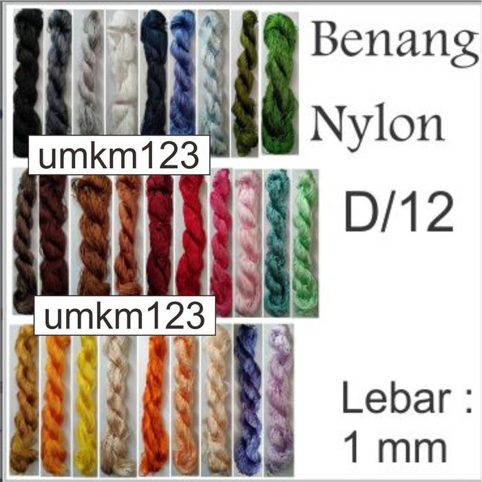 Tali Benang Nylon Rajut D12 Warna B Benang Nylon