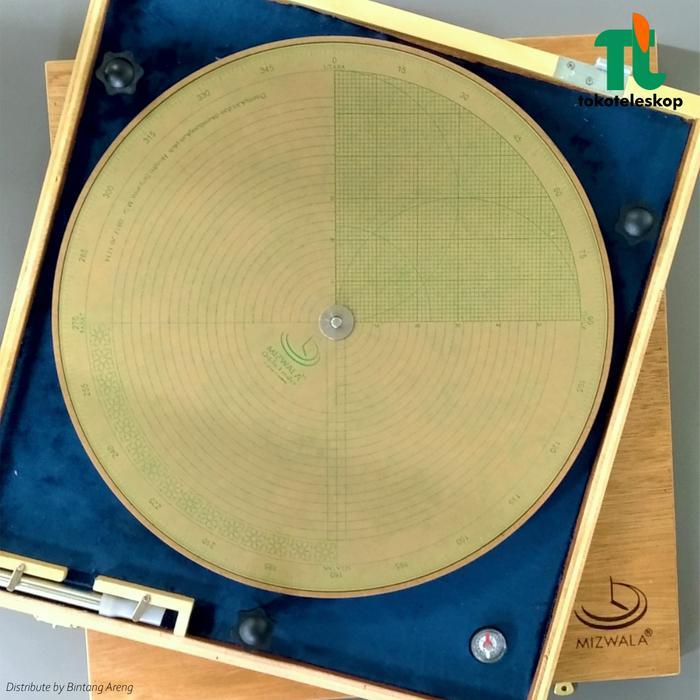 Mizwala Qibla Finder Versi Box (Pengukuran Arah kiblat)