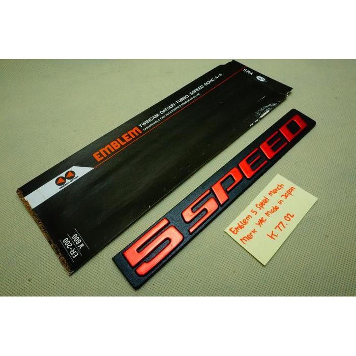 EMBLEM 5 SPEED UNIVERSAL - JAPAN - MERAH