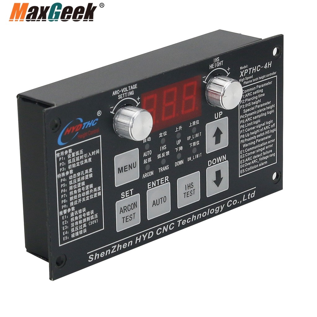 Maxgeek Plasma Torch Height Controller Thc Torch Height Control Kit For Cnc Plasma Cutting Machines