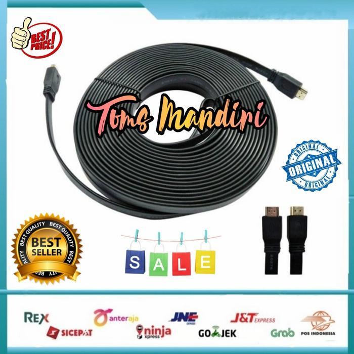KABEL HDMI FLAT 10 METER/ CABLE HDMI TO HDMI 10 METER