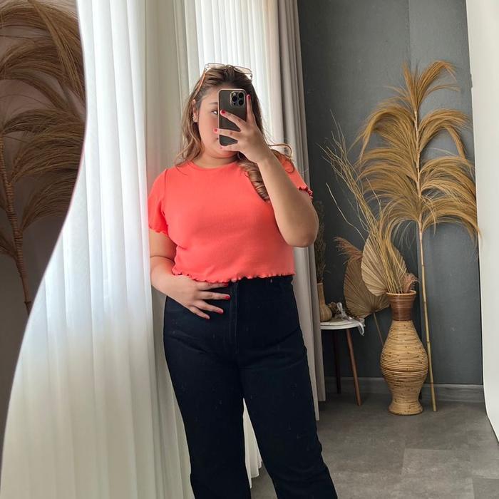 BASIC CROP TOP Crop Top Bigsize Jumbo