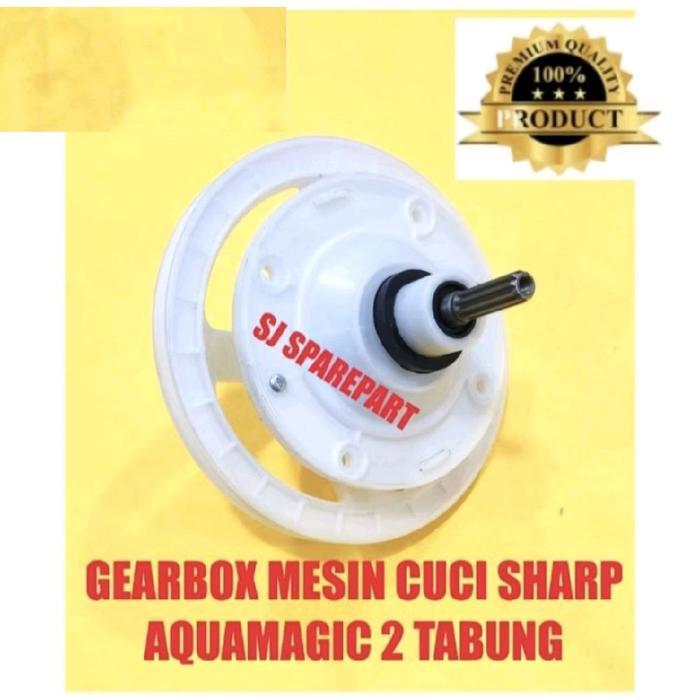 GEARBOX MESIN CUCI [ SHARP ] AQUAMAGIC 2 TABUNG