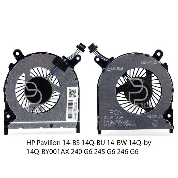 Cooling Fan Kipas HP 14-BS 14-BW 14 bw 14 bs 240 G6 245 G6 246