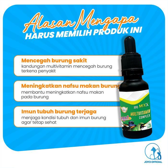 VITAMIN OTAK MULTIVITAMIN OTAK VITAMIN BURUNG CERDAS & PINTAR DAYA INGAT BURUNG MIXX MULTIVITAMIN