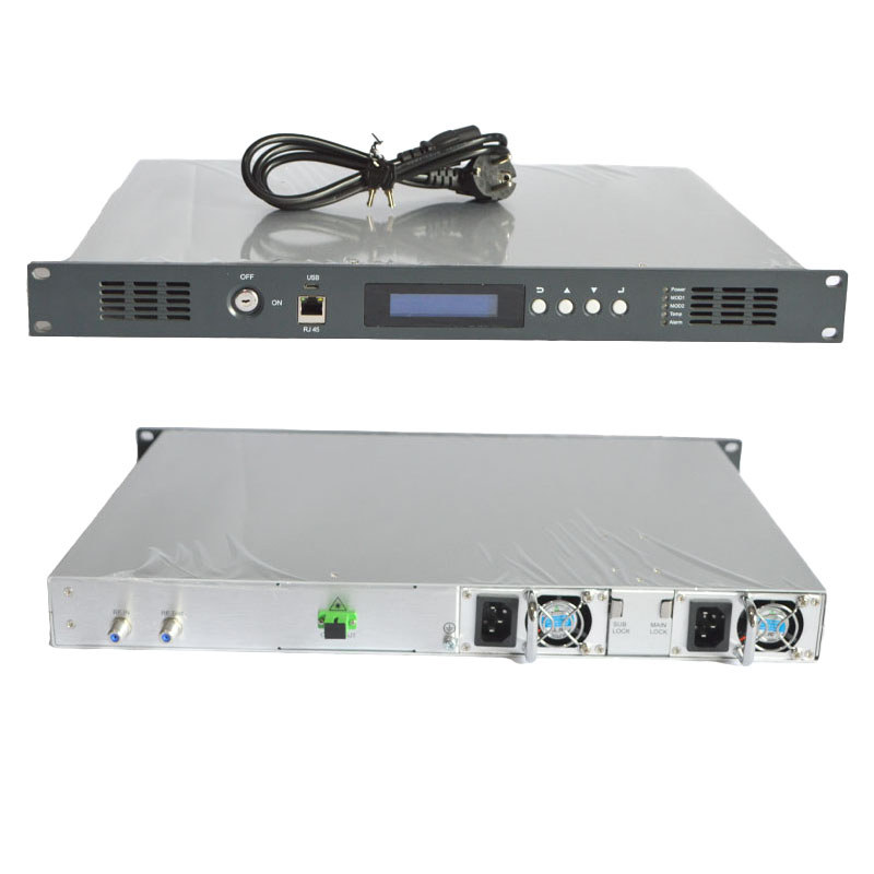 FLASH SALE    FTTH CATV 1550nm Direct Modulatio Mode Optical Transmitter 7~10dBm 25km RF to Optical 