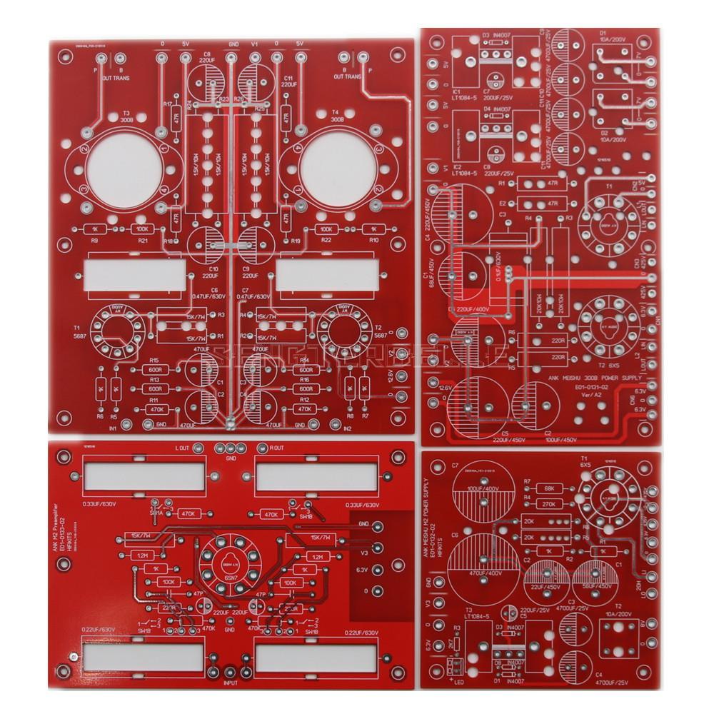 BELI SEKARANG DIY HiFi 300B Tube Single-Ended Amplifier PCB Based On AUDIO NOTE MEI SHU AN Circuit E