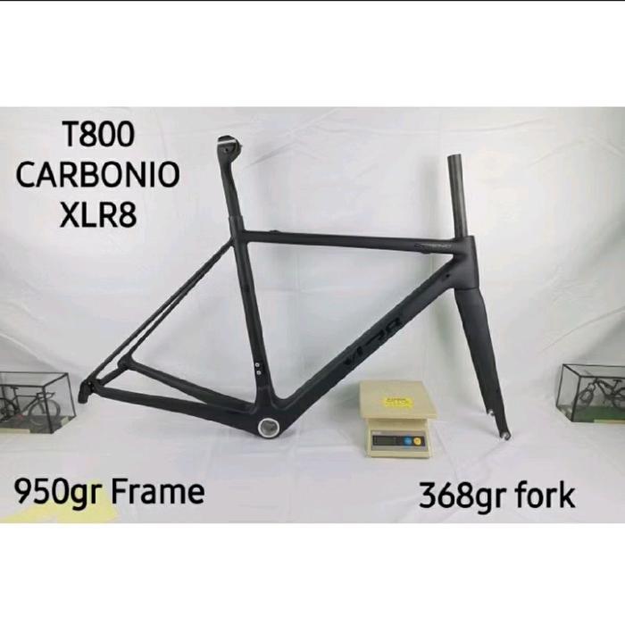 Frame Fork Carbonio Xlr8 T800 52 Carbon Road