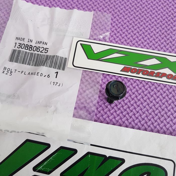 Baut Kunci 10 Bolt Flanged 6Mm X 25Mm Ninja Rr 150 R Original Kawasaki