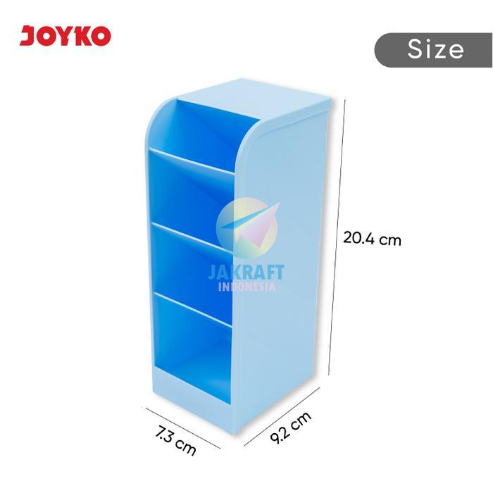 (1 Pcs) Desk Set JOYKO DS-70CO Pastel Rak Pen Holder Susun 4 Tingkat Tempat Alat Tulis Pensil Meja