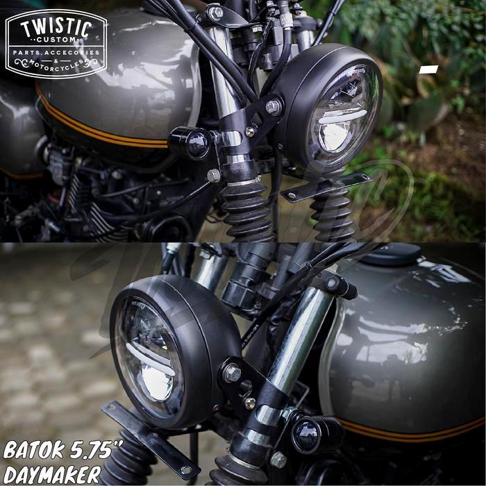 Cover Batok Housing Lampu Daymaker 5.75 Inch Motor & Bracket Kupingan