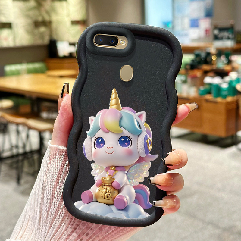 Casing Hp Untuk OPPO A7 A5s A12 A12s A11K Case unicorn Cesing Silikon Kesing Protective Cool Crossin