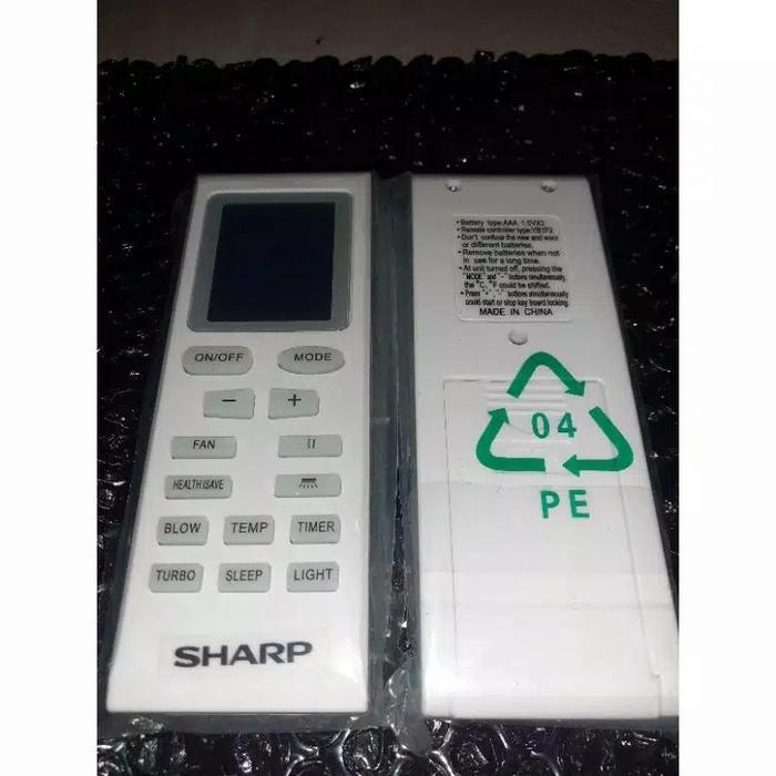 REMOTE AC SPLIT SHARP AH-A5UCY 9UCY 12UCY 18UCY 24UCY STANDART SHARP