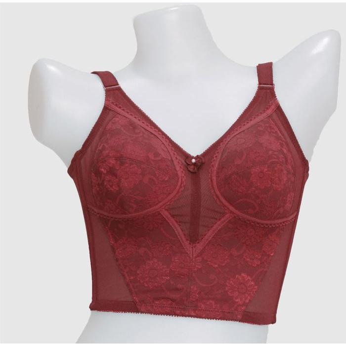 Murah Promo FIORI LongBra VIO MARUN Bra Tanpa Kawat Tanpa Busa Kait 7