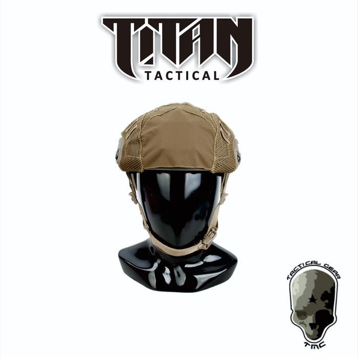 TMC MARITIME HELMET MESH COVER COYOTE BROWN