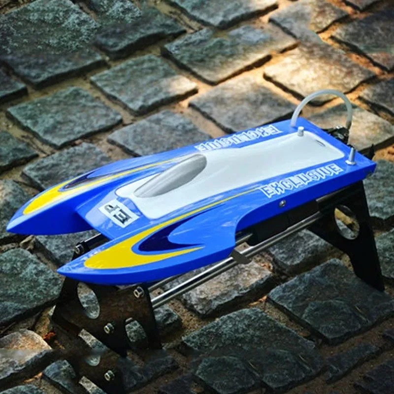 Remote Control Cat Boat Fiberglass Hull DIY RC Boat Model Toy Gift Paint Decal Shrimp Hull Speedboat