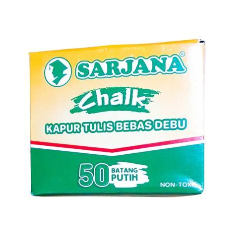 Kapur Tulis Putih Sarjana / Kapur Sarjana Papan Tulis