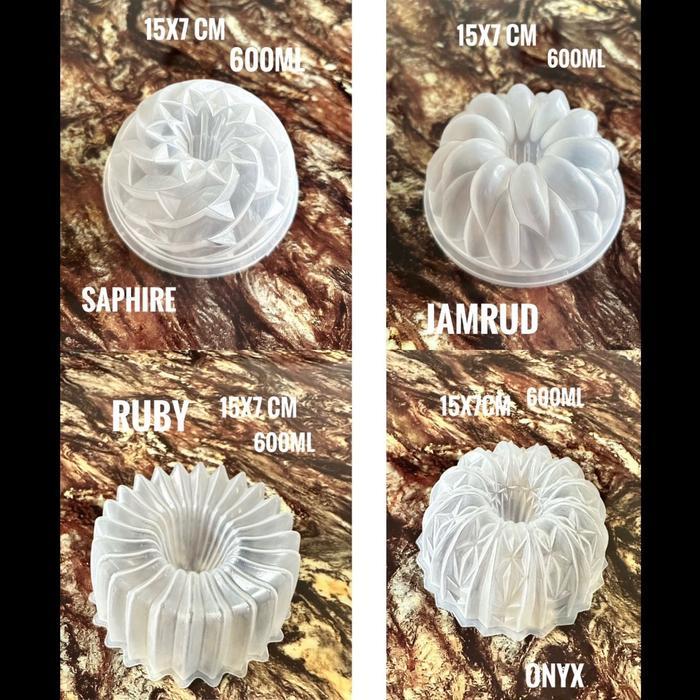 Cetakan Puding Jelly Bolu Kukus Bolu Loyang Import Plastik Ukuran 15cm