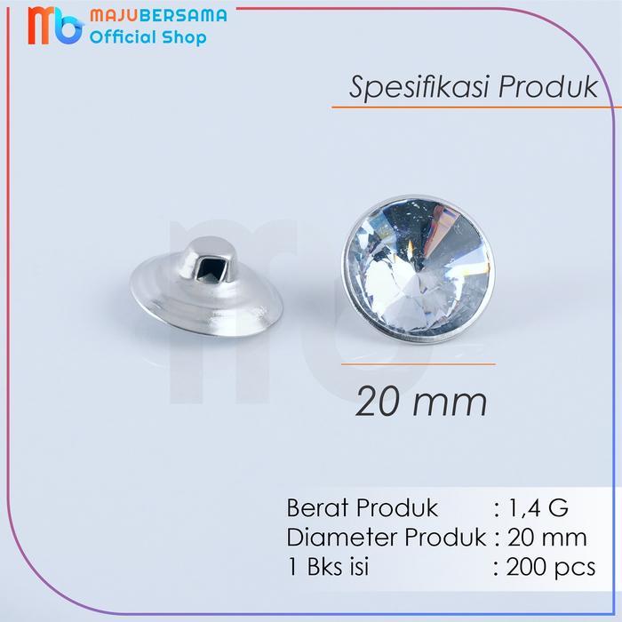Kancing Sofa Besi/Kancing Hias Ukuran 20mm & 22mm /Aksesoris Sofa & Dekorasi