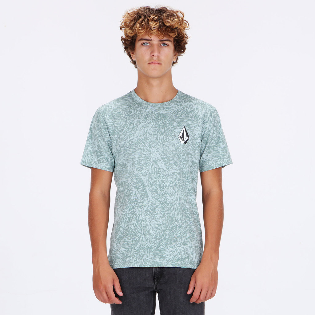 VOLCOM - MCT HYLAND SHORT SLEEVE TEE CHAMBRAY