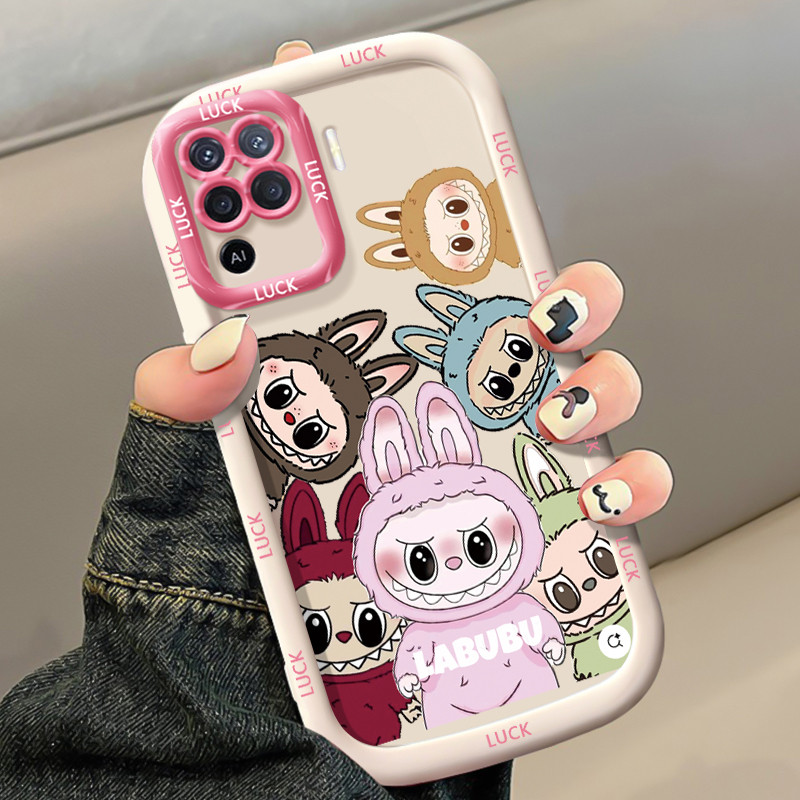 Casing Hp untuk OPPO A94 Reno 5F Reno5 F Reno 5 Lite F19 Pro Case Boneka Berwarna-warni Kesing  aest