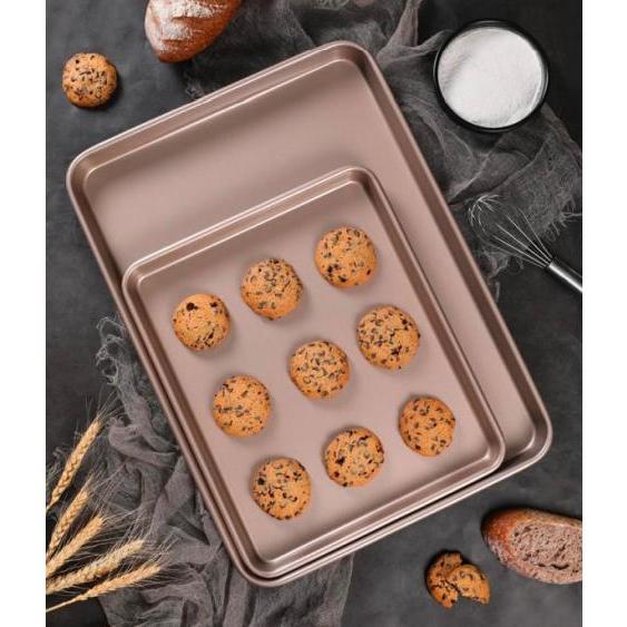 Loyang Premium Persegi Panjang Loyang Bolu Gulung Rose Gold RENDAH Gratis Ongkir