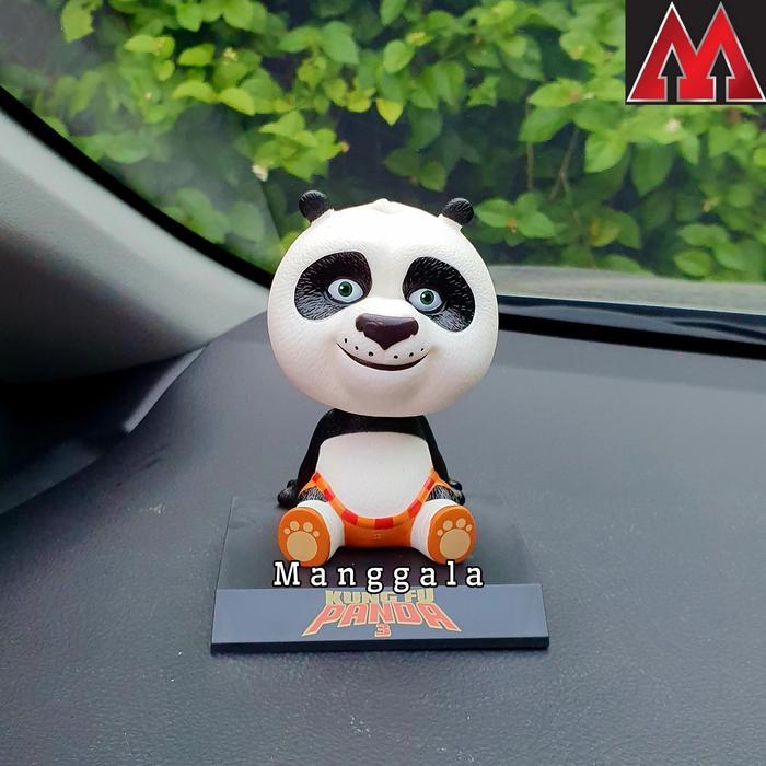 Boneka Pajangan Goyang Dashboard Mobil Kungfu Panda
