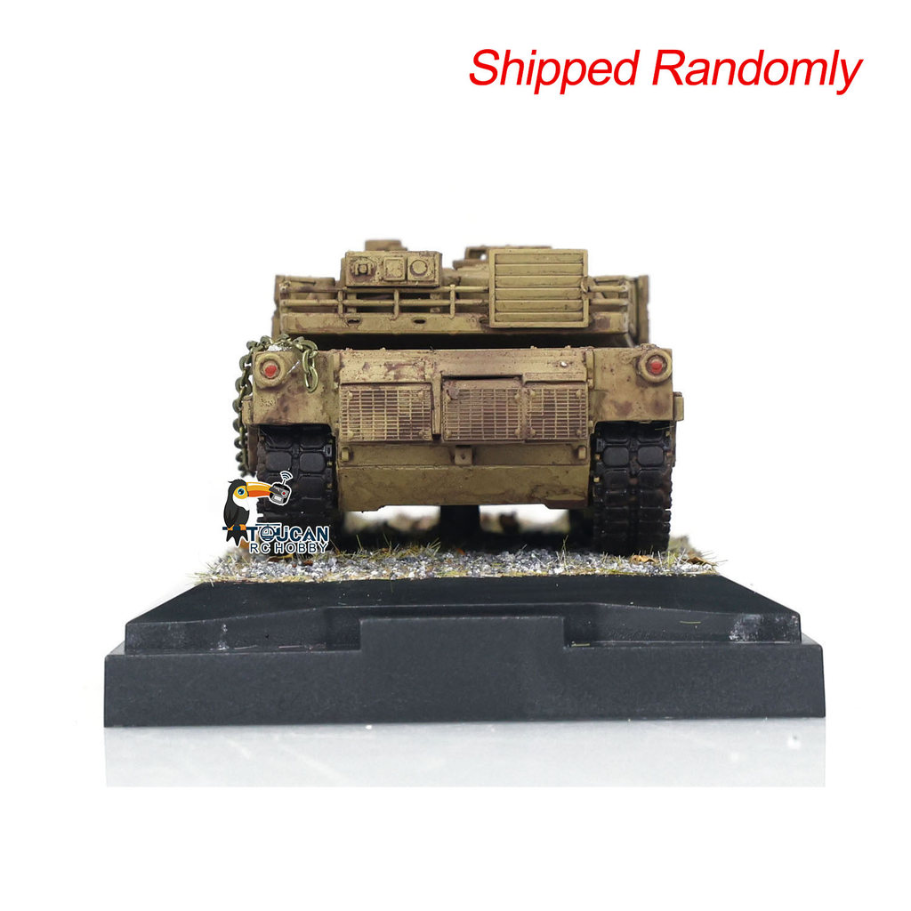 Henglong Us Abrams M1A2 3918 Static Plastic Tank 1/72 Scale El Without Radio System Electronics Toys