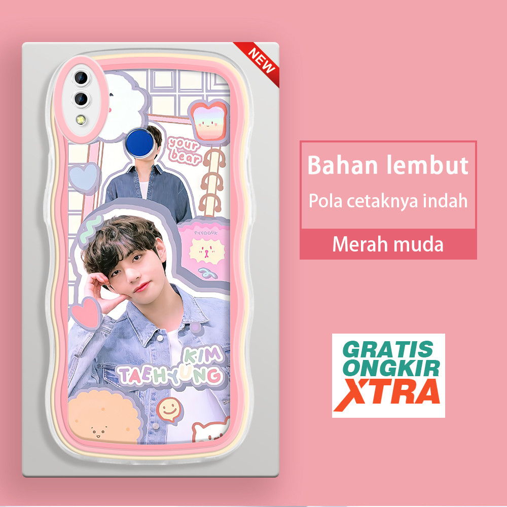 Casing HP Realme 2 3 pro C2 C2S C61 C63 C65 C67 12LITE C75 A1K  Korea Kim Tae Hyung BTS  warna-warni