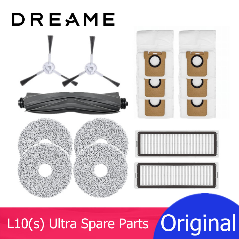 Original Dreame Bot L10S Ultra/L10 Ultra/L10 Prime Robot Cleaner Spare Parts, Main Brush Brush