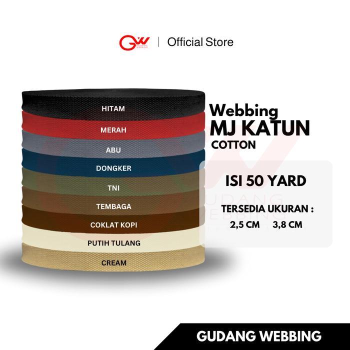 Webbing Katun - MJ Katun 38 mm