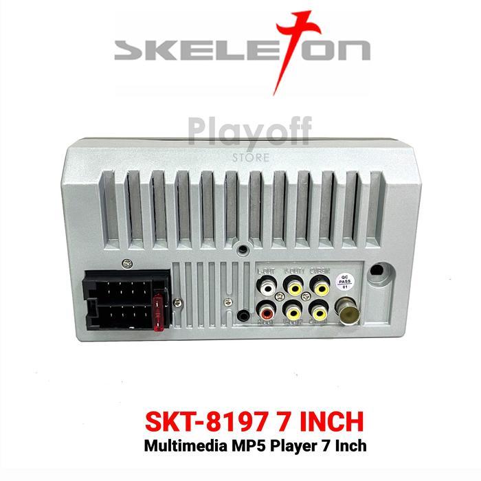 (COD) Tape Mobil Double Din MP5 SKELETON Head Unit Body Pendek Full Touch Screen Bluetooth USB