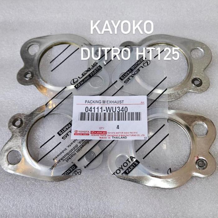 Paking Manifold Ex Api Rino Ht125 Dutro Ht130 Ht140 Hino Dutro Harga 1Set 4Pc 04111-Wu340