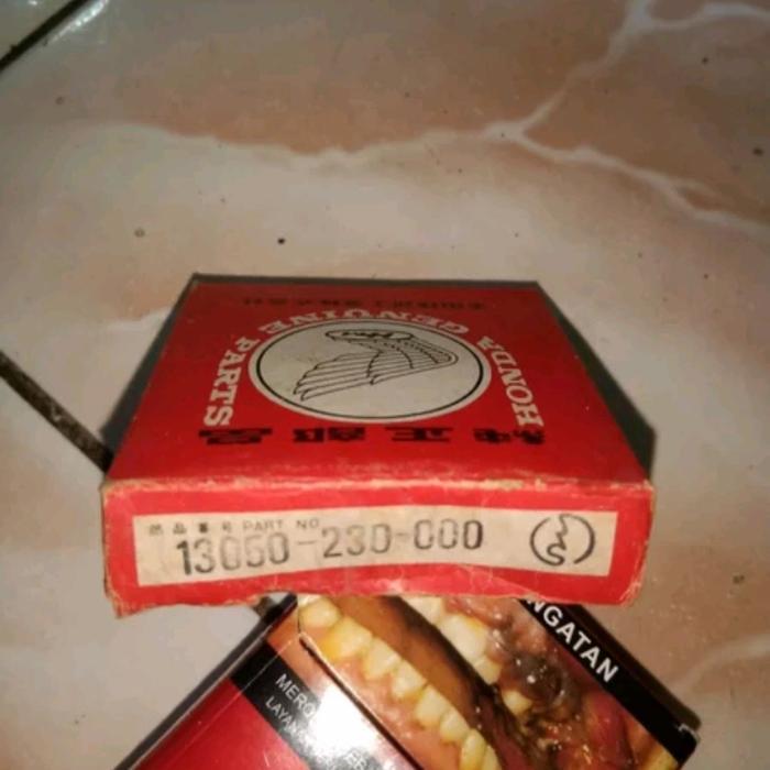 Ring Piston Seher Honda Cb125 Cb 125 Twin 2 Cyl Os 100 1.00 Ori Original Honda Japan