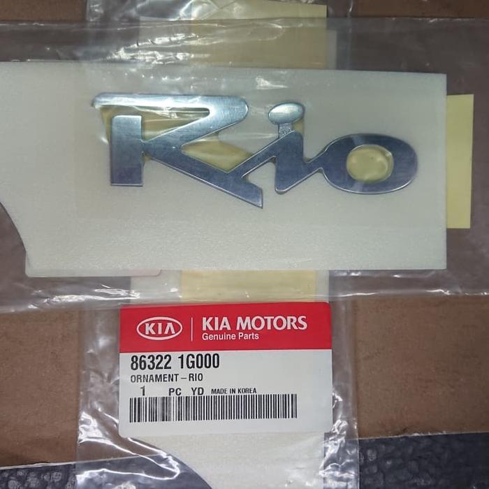 Emblem Kia Rio Pride