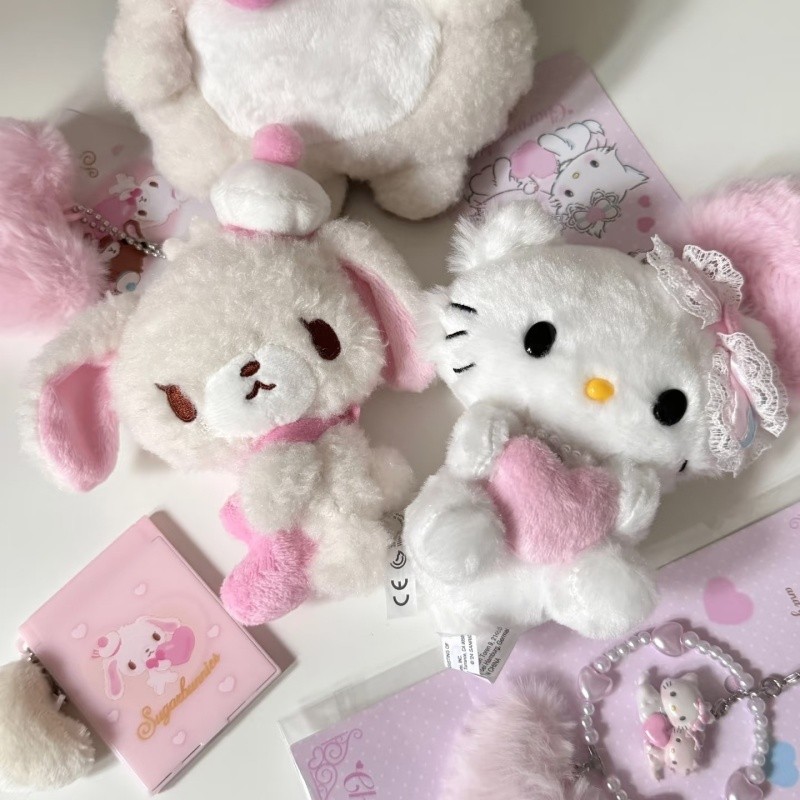 Caramel Sugarbunnies Bunny S Lovely Charmmy Kitty Stuffed Bag Pendant Sanrio Stuffed Animals