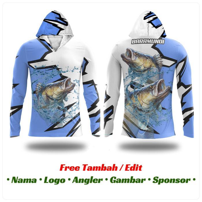 ASLI Baju Kaos Jersey Mancing Mania Custom Strike Pancing BARAMUNDI READY STOCK