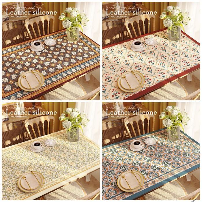 Taplak Meja Bundar / Taplak Meja Bulat / TaplakMejaKulit / Taplak Meja / Taplak Meja Aesthetic /